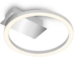 Brilo LED-Deckenleuchte Nici Warmwei&szlig;e Lichtfarbe Silber 21 cm x 20 cm x 4,5 cm