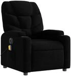 vidaXL Massagesessel Elektrisch Schwarz Samt Modell 10