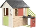 Smoby Life Spielhaus Natur mit K&uuml;che 127 cm x 145 cm x 110 cm