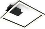 Brilo LED-Deckenleuchte Nici Warmwei&szlig;e Lichtfarbe Schwarz 26,5 cmx 25 cm