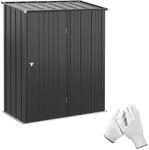 Outsunny Ger&auml;tehaus mit Pultdach 161,5 x 94,5 x 196 cm