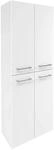 Fackelmann Doppel-Hochschrank Verona 60 cm Innenschub Wei&szlig; Glanz/Wei&szlig;...