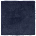 vidaXL Teppich Shaggy Hochflor NAVARRA Marineblau 120x120 cm Polyester 4102867