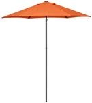 Outsunny Sonnenschirm Polyester Aluminium 1,96L x 1,96B x 2,04H m Orange