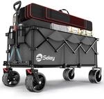 Sekey XXXL Bollerwagen Faltbar 200KG 300L Grau