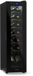 Klarstein Shiraz 14 Slim Uno Weink&uuml;hlschrank 14 Flaschen 5-18 &deg;C Touch-Control