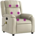 vidaXL Massagesessel Creme Kunstleder Modell 10
