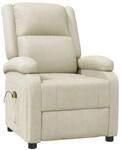 vidaXL Massagesessel Creme Kunstleder Modell 17