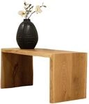 holz4home Massivholz Hocker Bank aus Eiche mit Baumkante M