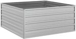 vidaXL Garten-Hochbeet 100x100x45 cm Verzinkter Stahl Silber 316885