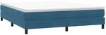 vidaXL Boxspringbett ohne Matratze Dunkelblau 180x220 cm Samt 3315889