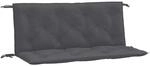 vidaXL Gartenbank-Auflagen 2 Stk Anthrazit 120x50x7 cm Oxford-Gewebe 361678