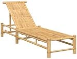 vidaXL Sonnenliege 55x199x30 cm Bambus 4108225
