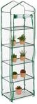 Relaxdays Balkongew&auml;chshaus PVC Transparent Gr&uuml;n 193 cm x 58 cm x 36 cm 3,2 kg