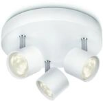 Philips LED-Spot 3er Star Wei&szlig;