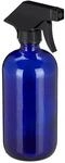 Relaxdays Spr&uuml;hflasche im 2er Set Glas Blau Verstellbar 22 cm x 7 cm x 10 cm