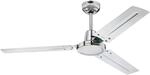 WESTINGHOUSE Deckenventilator Industrial 122 cm Chrom mit Wandschalter