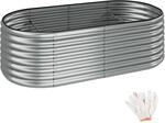 Tectake Hochbeet Flormma Aus Verzinktem Stahl 942 Liter Fassungsverm&ouml;gen 100 x 200