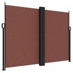 vidaXL Seitenmarkise Ausziehbar Braun 180x600 cm 4004644