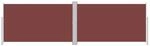 vidaXL Seitenmarkise Ausziehbar Braun 180x600 cm 318003