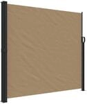 vidaXL Seitenmarkise Ausziehbar Taupe 180x300 cm 4004349
