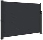 vidaXL Seitenmarkise Ausziehbar Schwarz 140x300 cm 4004294