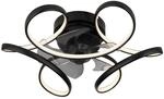 Globo LED-Deckenventilator Loris Schwarz &Oslash; 56 cm