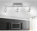 Paul Neuhaus LED-Spotserie Sileda 3-flammig Aluminium matt