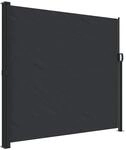 vidaXL Seitenmarkise Ausziehbar Schwarz 180x500 cm 4004444