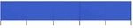 vidaXL 5 Teiliges Windschutzgewebe 600 x 160 cm Azurblau 47171