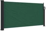 vidaXL Seitenmarkise Ausziehbar Dunkelgr&uuml;n 100x300 cm 4004275