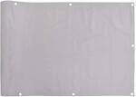 vidaXL Balkon-Sichtschutz Grau 500x120 cm PVC 4005494