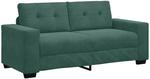 vidaXL Zweisitzer-Sofa Dunkelgr&uuml;n 140 cm Samt 4105124