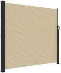 vidaXL Seitenmarkise Ausziehbar Beige 180x600 cm 4004540