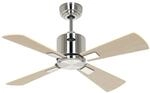 CASAFAN Energiespar Deckenventilator mit Fernbedienung Eco Neo III WiFi 92 cm Chrom