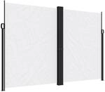 vidaXL Seitenmarkise Ausziehbar Wei&szlig; 220x1200 cm 4004871