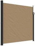 vidaXL Seitenmarkise Ausziehbar Taupe 200x500 cm 4004469