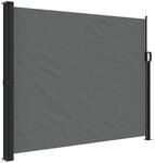 vidaXL Seitenmarkise Ausziehbar Anthrazit 160x500 cm 4004443