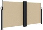 vidaXL Seitenmarkise Ausziehbar Beige 120x1200 cm 4004795