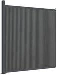 vidaXL Zaunelement Grau 173x186 cm WPC 4003980