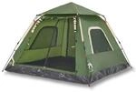 vidaXL Kuppel-Campingzelt 5 Personen Gr&uuml;n Quick Release 4004146
