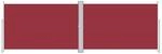 vidaXL Seitenmarkise Ausziehbar Rot 200x600 cm 318011