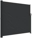 vidaXL Seitenmarkise Ausziehbar Schwarz 180x600 cm 4004534