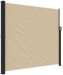 vidaXL Seitenmarkise Ausziehbar Beige 180x500 cm 4004450