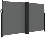 vidaXL Seitenmarkise Ausziehbar Anthrazit 140x600 cm 4004613