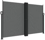 vidaXL Seitenmarkise Ausziehbar Anthrazit 160x1000 cm 4004733