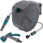 Ecd Germany Schlauchaufroller 15m Grau 180 Grad Schwenkbar Automatik