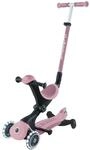 Globber Go-Up Deluxe Lights 360 3 in 1 Aufsitzrad Laufrad Scooter 120/80 mm 3-R&auml;drig