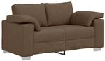 vidaXL Sofa Braun 160 x 80 x 82 cm Stoff 4105221