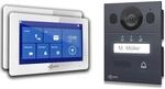 Goliath Basic Line 2-Draht Video T&uuml;rsprechanlage 2x Monitore Wei&szlig; /Anthrazit